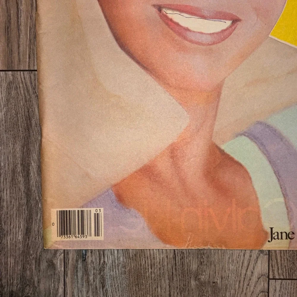 Vintage Interview Magazine March 1984 Jane Fonda Cover John Lennon Yoko Ono
